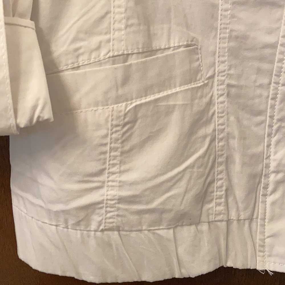 Maurices White Button Up Jacket - Picture 4 of 8
